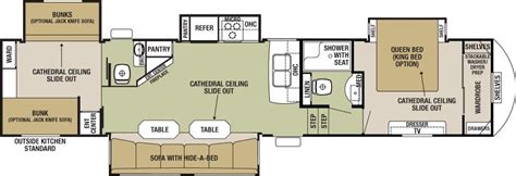 2006 forest river silver back 5th wheel floor plan